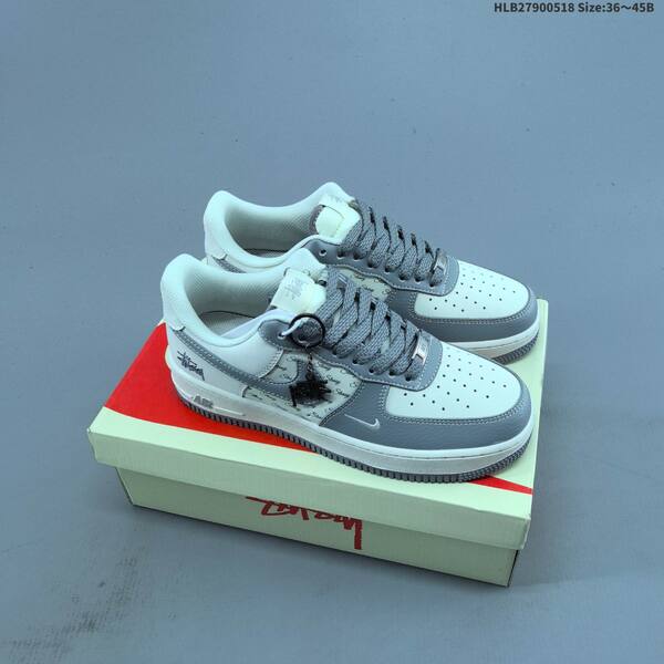 Nike Air Force 1 07 Low off white black grey EU 36-45 sneaker