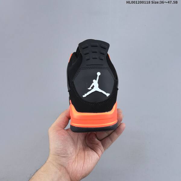 Jordan Air Jordan 4 Retro black/orange 36-47.5 basketball