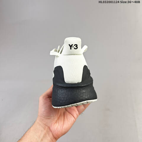 Y-3 Adidas Ultraboost 5 Off White Black Blue EU 36-48 Running Shoe - Unisex (BS-65480)