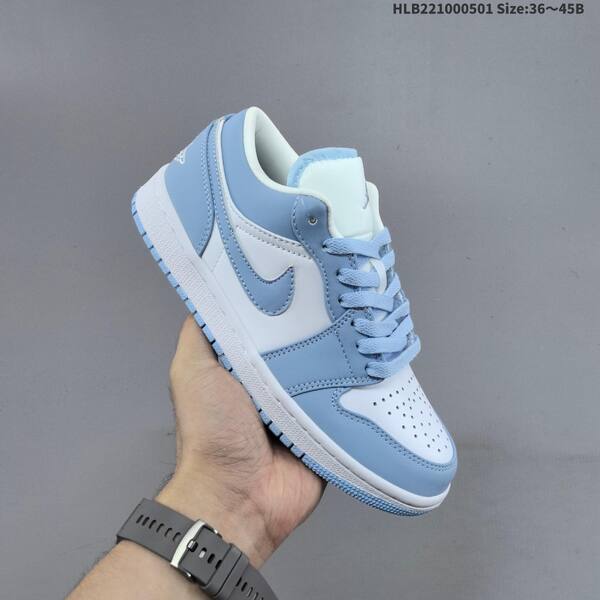Jordan Air Jordan 1 Low Aluminum / White / Navy EU 36~45 casual