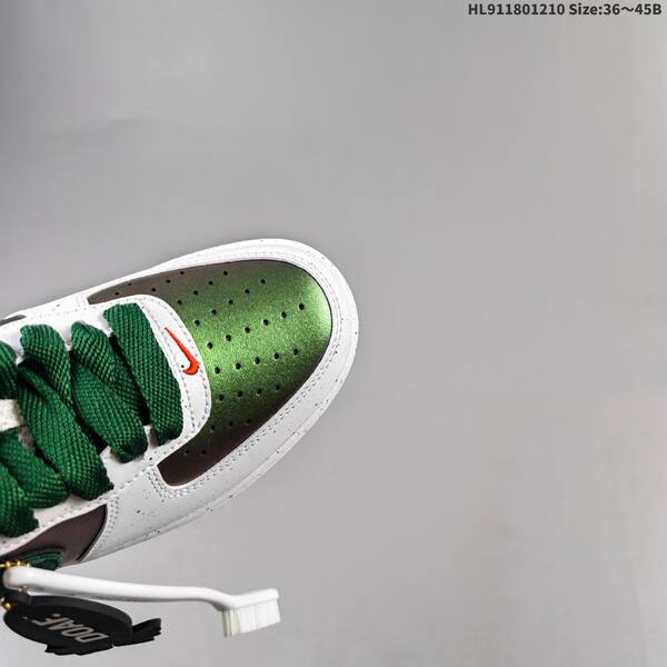 Nike Air Force 1 Low white dark green bright green orange EU 36-45 sneaker