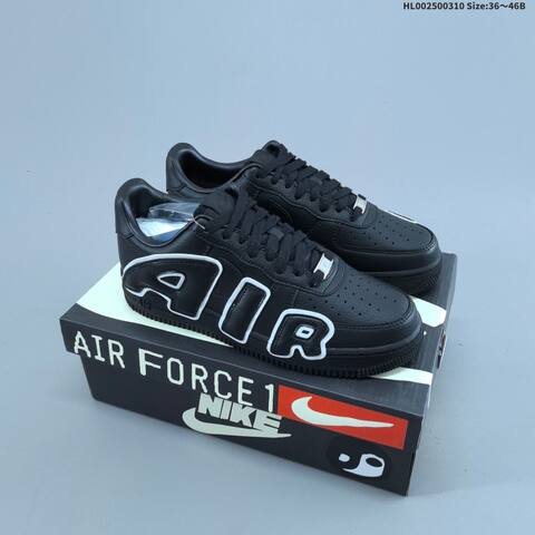 Nike CPFM x Air Force 1 Low Black White EU 36-46 Sneaker - Unisex (BS-61384)