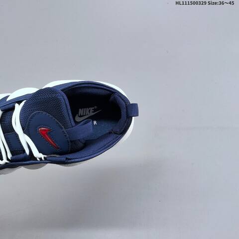 Nike Air More Uptempo Low White Navy Blue EU 36-45 Basketball Shoe - Unisex (BS-61042)