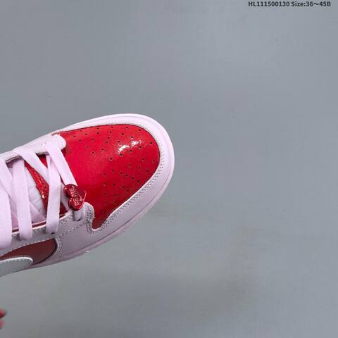Nike SB Dunk Low Light Pink Red White EU 36-45 Skate Shoe - Unisex (BS-61632)