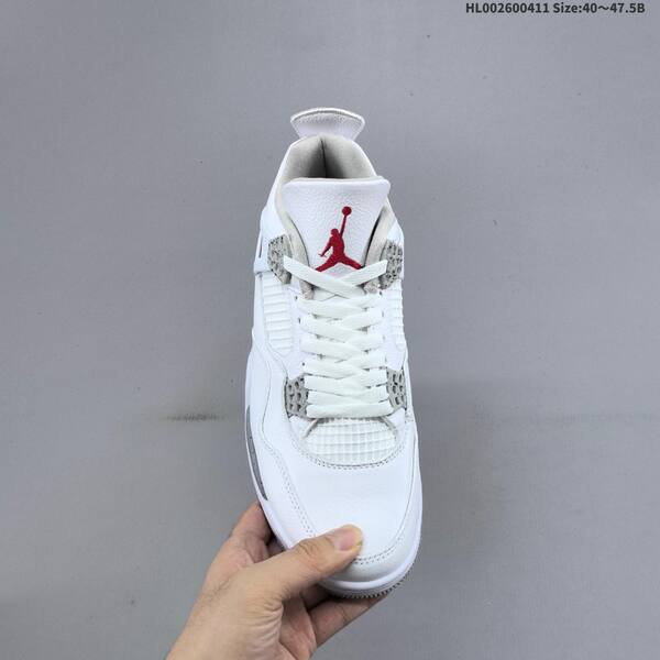Jordan Air Jordan 4 Retro White Oreo White/Tech Grey/Black/Fire Red EU 40-47.5 basketball