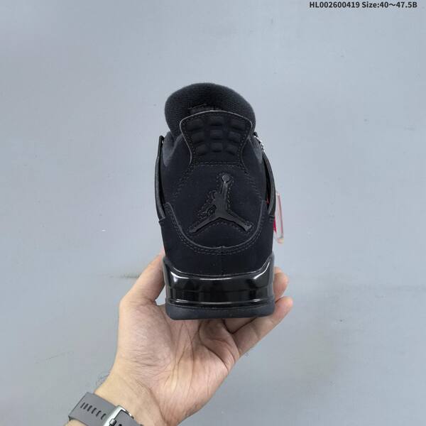 Jordan Air Jordan 4 Retro "Black Cat" Black/Black EU 40-47.5 basketball