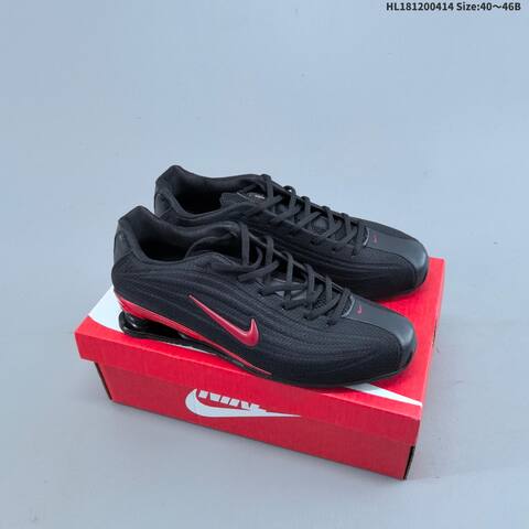 Nike Shox 2 Black Red EU 40-46 Running Shoe - Men's (BS-60747)