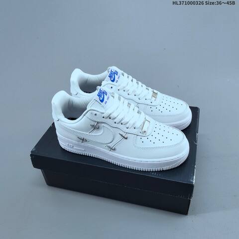 Nike Air Force 1 Low White Pink Light Blue EU 36-45 Sneaker - Unisex (BS-61148)