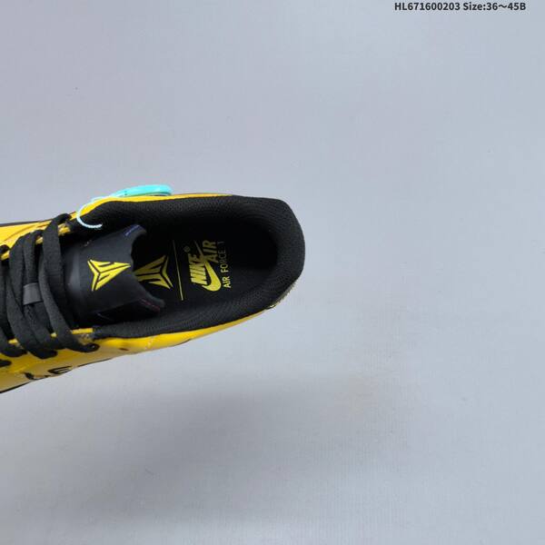 Nike Air Force 1 07 Low yellow black EU 36-45 sneaker