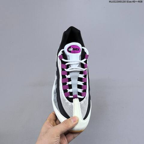 Nike Air Max 95 SP White Grey Black Purple Gum EU 40-46 Sneaker - Men's (BS-61636)