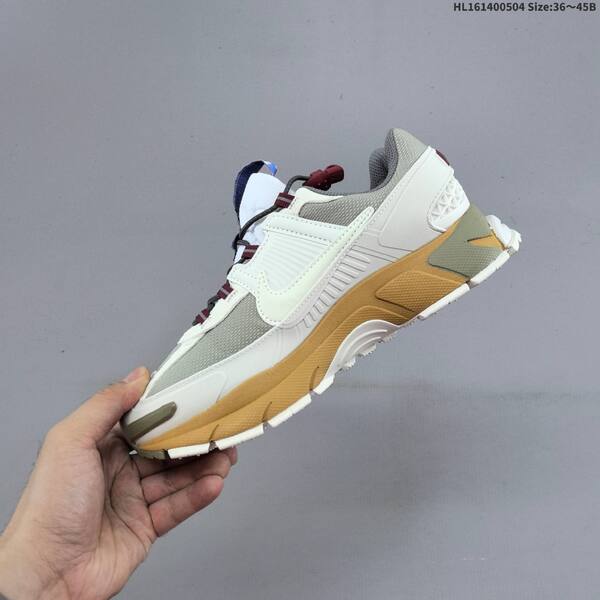 Nike Zoom Vomero Roam off white grey olive maroon EU 36-45 running shoe