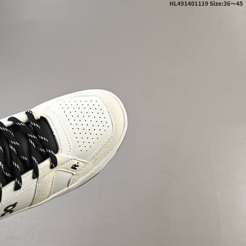On Running THE ROGER Clubhouse Mid White Black Off White EU 36-45 Sneaker Casual Sneakers - Unisex (BS-69803)