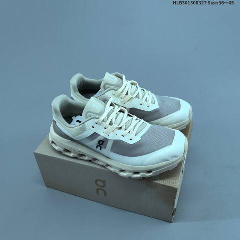 On Cloudvista 2 Waterproof Cream Grey Off White EU 36-45 Trail Shoe Trail Running Sneakers - Unisex (BS-69660)