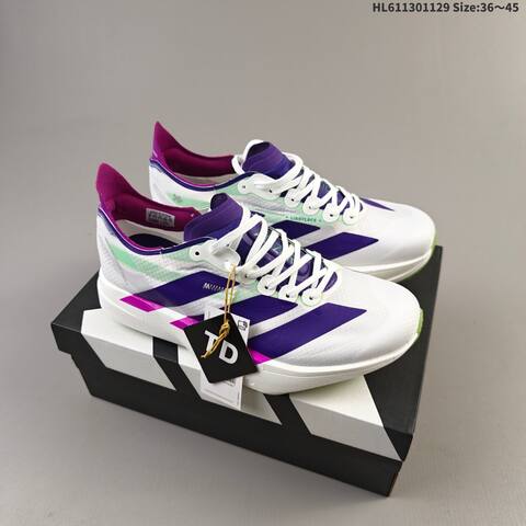 Adidas Adizero Adios Pro 4 White Purple Mint Magenta EU 36-45 Running Shoe - Unisex (BS-65401)