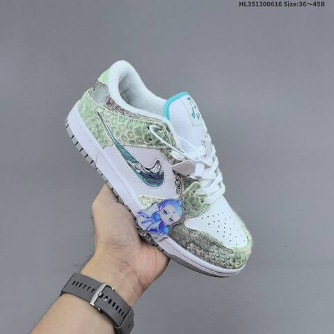Nike SB Dunk Low White Blue EU 36-45 Skate Shoe - Unisex (BS-59903)