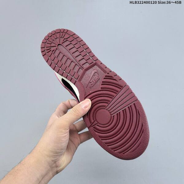 Nike Dunk Low Retro DIY sail black burgundy white EU 36-45 skate shoe