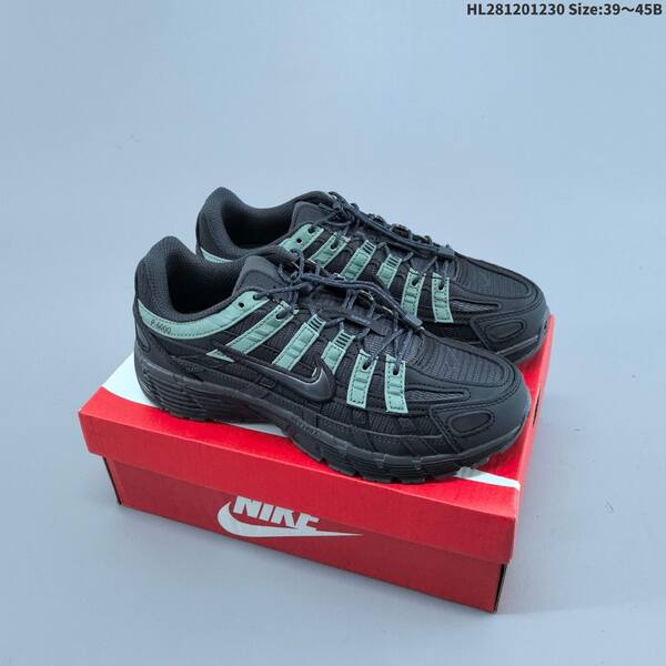 Nike P-6000 black silver white EU 39-45 running shoe