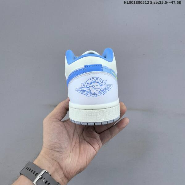 Jordan Air Jordan 1 Low white blue sail yellow grey EU 35 5-47 5 sneaker