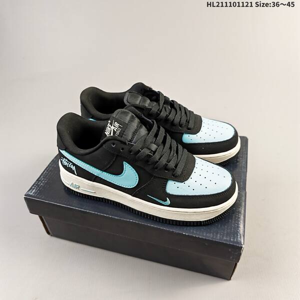 Nike Air Force 1 07 White Gum Brown Black Beige EU 36-45 sneaker