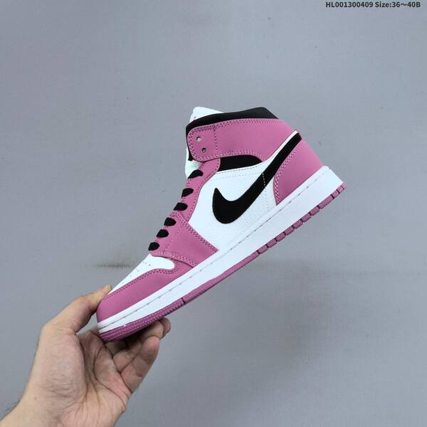 Jordan Air Jordan 1 Mid Berry/Pink/White/Black EU 36-40 basketball