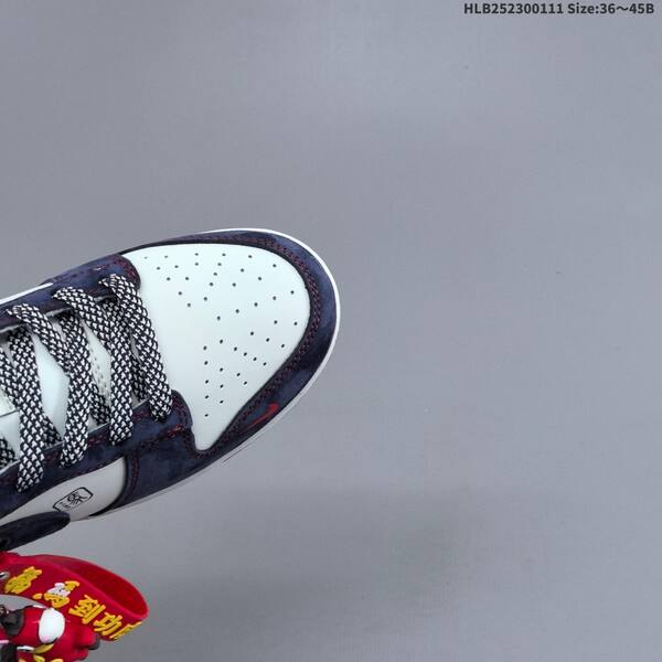 Nike SB Dunk Low Retro DIY white navy red EU 36-45 skate shoe