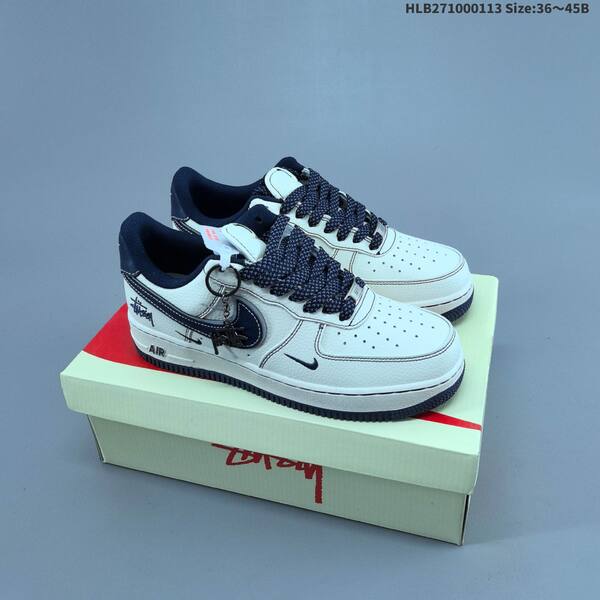 Nike Air Force 1 07 Low white navy red black EU 36-45 sneaker