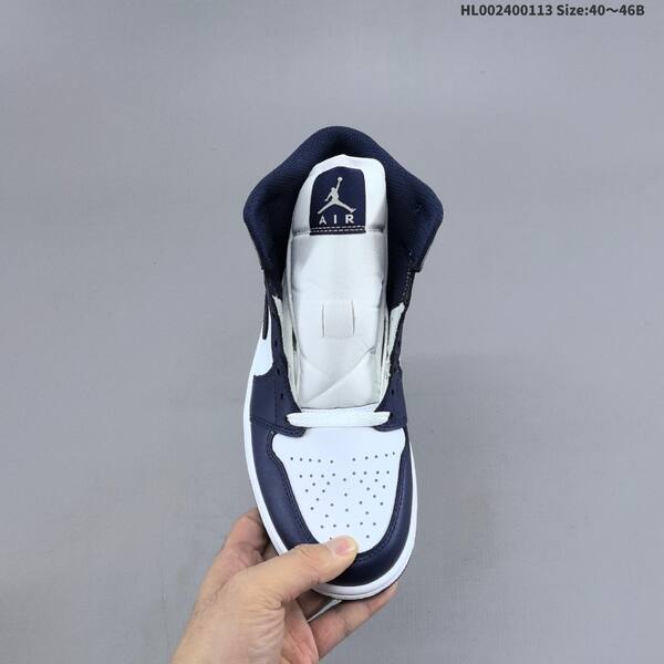 Jordan Air Jordan 1 Mid white/navy/grey EU 40-46 basketball