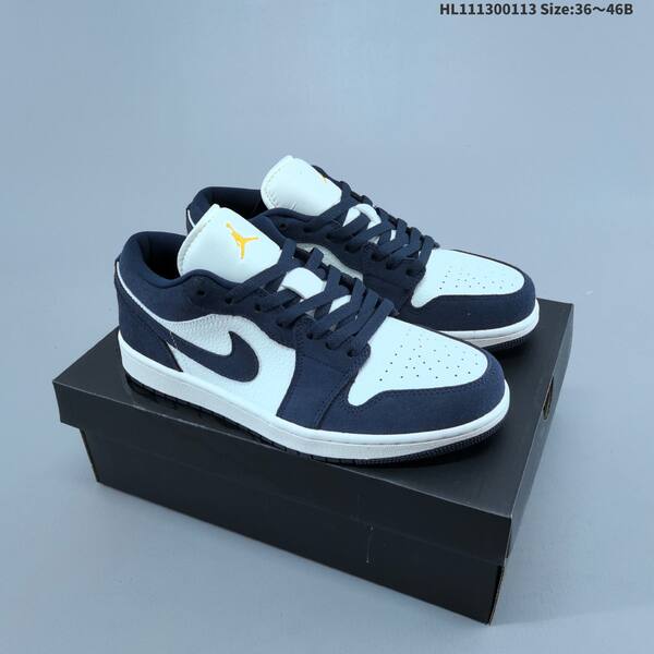 Nike Air Jordan 1 Low OG white/black/pink 36~46B lifestyle