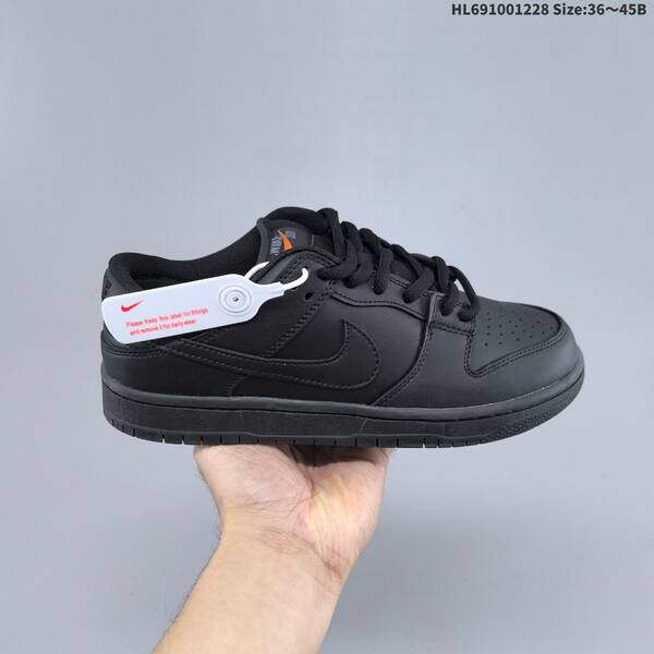 Nike SB Dunk Low HF3704-100 black white orange EU 36-45 skate shoe