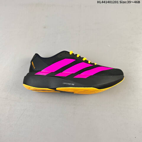 Adidas Adizero Pro Evo SL Black Pink Orange EU 39-46 Running Shoe - Unisex (BS-65379)