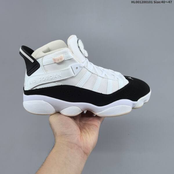 Jordan Air Jordan 6 Rings white/black 40~47 basketball