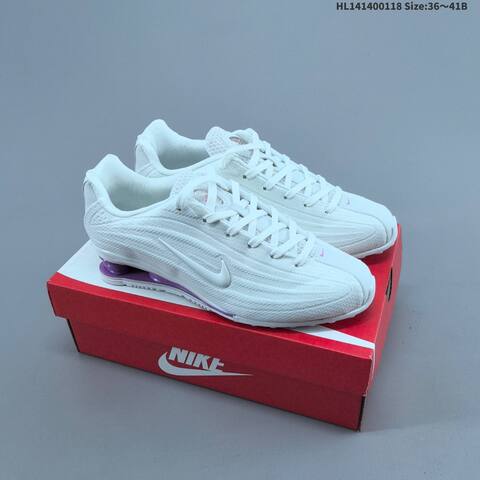 Nike Shox Z HQ7540-101 White Purple Pink EU 36-41 Sneaker - Unisex (BS-61912)