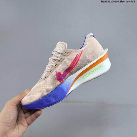 Nike ZoomX Vaporfly NEXT 4 Vaporweave Beige Green Orange Blue White EU 36-45 Running Shoe - Unisex (BS-60512)