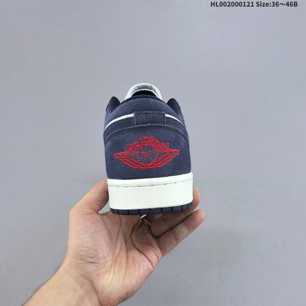 Jordan Air Jordan 1 Low Obsidian suede / white / navy 36~46B casual lifestyle