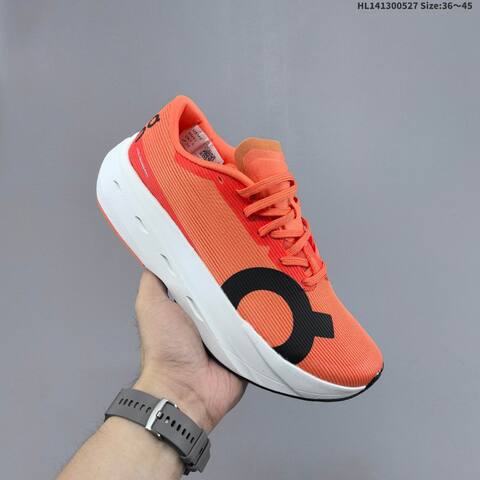 On Cloudboom Volt 3 MF30980462 Orange Black White EU 36-45 Running Shoe Running Sneakers - Unisex (BS-69511)