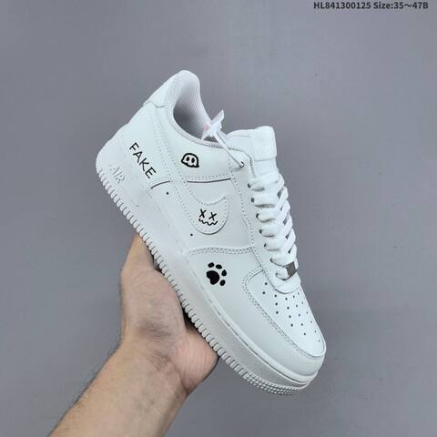 Nike Air Force 1 07 Low White Black EU 35-47 Sneaker - Unisex (BS-61768)