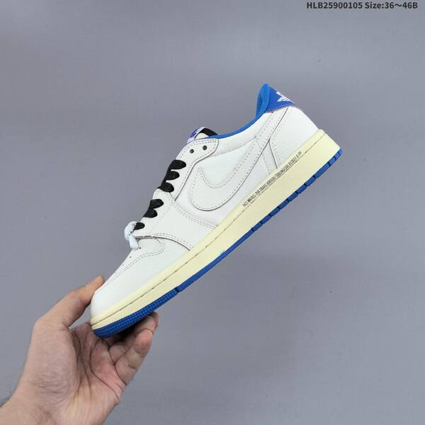 Nike Air Jordan 1 Low OG white/blue/black 36~46 casual