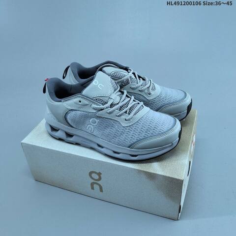 On Running Cloudzone Moon Light Grey White EU 36-45 Running Shoe Running Sneakers - Unisex BS-69720