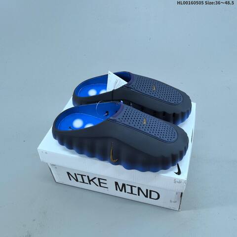 Nike Mind 001 Dark Teal Bright Green EU 36-48 5 Slides - Unisex (BS-60515)