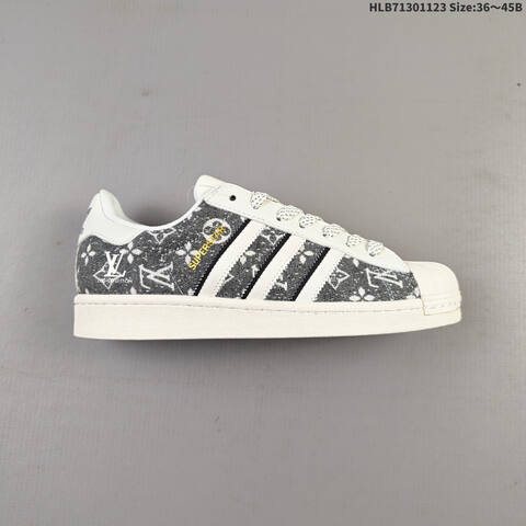 Adidas Superstar DIY Off White Dark Grey Black EU 36-45 Skate Shoe - Unisex (BS-65517)