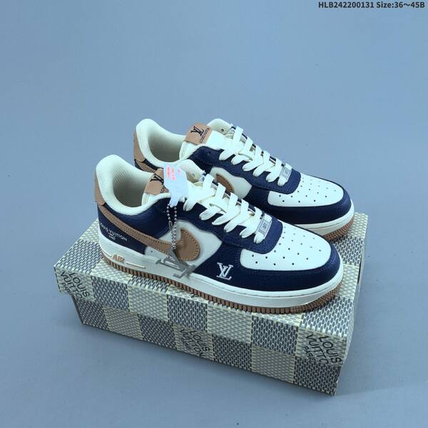 Nike Air Force 1 07 LV8 white brown yellow EU 36-45 skate shoe