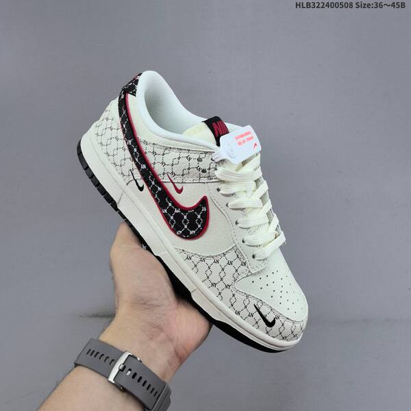 Nike Dunk Low Off White Black Red EU 36 45 skate shoe EU 36-45