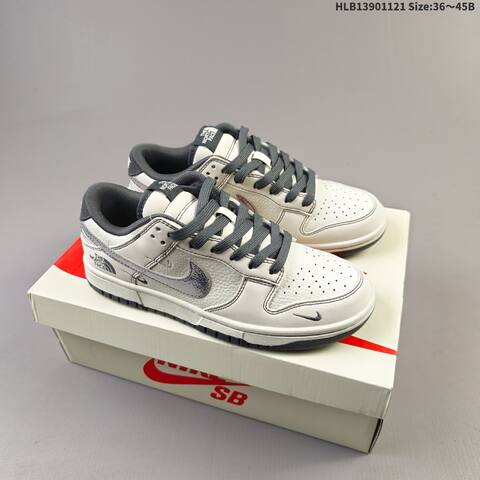 Nike Dunk SB Low Off White Dark Grey Silver EU 36-45 Skate Shoe - Unisex (BS-63299)
