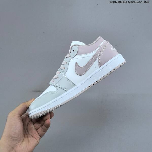 Jordan Air Jordan 1 Low White/Light Grey/Pink 35.5-46 basketball