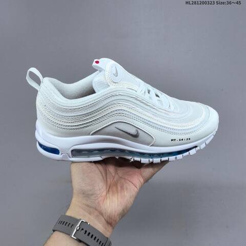 Nike Air Max 97 White Light Blue Silver EU 36-45 Sneaker - Unisex (BS-61161)