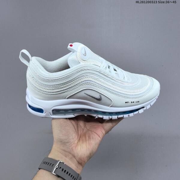 Nike Air Max 97 white light blue silver EU 36-45 sneaker