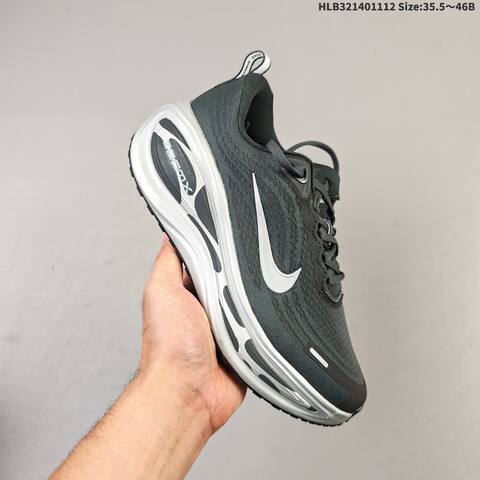 Nike Vomero Plus Dark Grey Silver Black White EU 35 5-46 Running Shoe - Unisex (BS-63824)