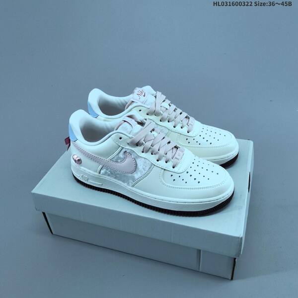 Nike Air Force 1 07 Low light blue dark brown off white EU 36-45 sneaker