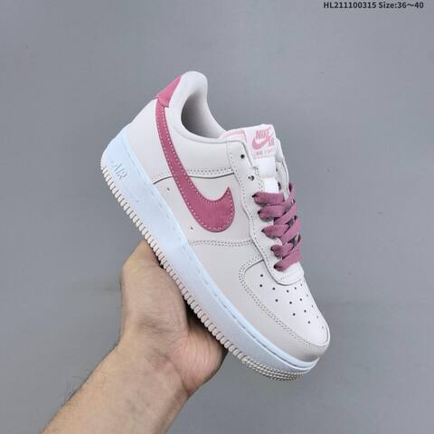 Nike Air Force 1 Low Off White Pink Purple White EU 36-40 Sneaker - Unisex (BS-61306)