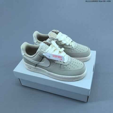 Nike Air Force 1 07 Light Beige Light Pink White EU 36 45 Sneaker EU 36-45 - Unisex (BS-60953)